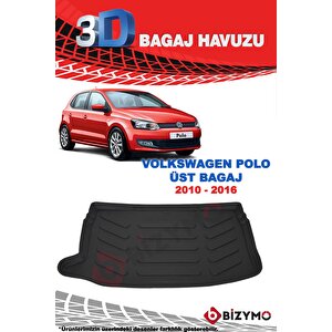 Volkswagen Polo Üst Zemin 2010-2016 3d Bagaj Havuzu Bizymo