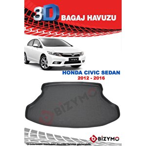 Honda Civic Sedan 2012-2016 3d Bagaj Havuzu Bizymo