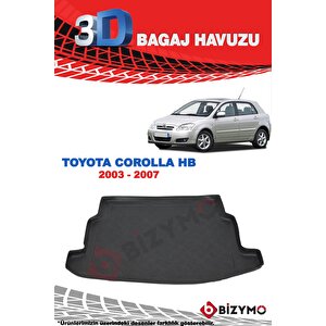 Toyota Corolla Hb 2002-2007 3d Bagaj Havuzu Bizymo