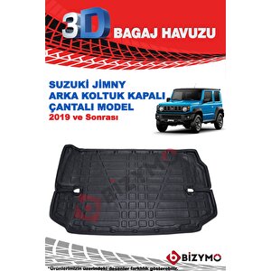 Suzuki Jimny Tek Parça (çantalı Model) 2019+ 3d Bagaj Havuzu Bizymo