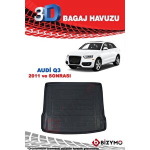 Audi Q3 2011 Ve Sonrası 3d Bagaj Havuzu Bizymo