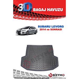 Subaru Levorg 2014 Ve Sonrası 3d Bagaj Havuzu Bizymo