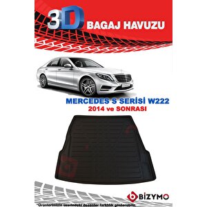 Mercedes S Serisi W222 2014 Ve Sonrası 3d Bagaj Havuzu Bizymo