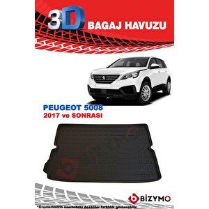 Peugeot 5008 2017 Ve Sonrası 3d Bagaj Havuzu Bizymo