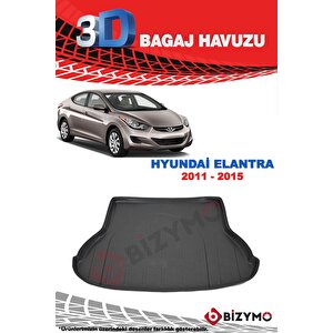 Hyundai Elantra 2011-2015 3d Bagaj Havuzu Bizymo