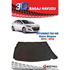 Hyundai İ30 Kalın Stepne 2012-2017 3d Bagaj Havuzu Bizymo