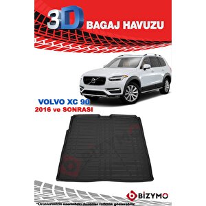 Volvo Xc90 Suv 2016 Ve Sonrası 3d Bagaj Havuzu Bizymo