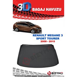 Renault Megane 3 Sport Tourer 2009-2015 3d Bagaj Havuzu Bizymo