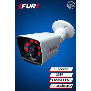 Fury 3 Kameralı 2mp Full Hd Görüntü 6 Atom Led Gece Görüşlü Dış Mekan Güvenlik Kamerası Seti 320gb