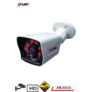 Fury 6 Kameralı 2mp Full Hd Görüntü 6 Atom Led Gece Görüşlü Dış Mekan Güvenlik Kamerası Seti 500gb