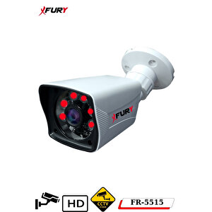 Fury 8 Kameralı 2mp Full Hd Görüntü 6 Atom Led Gece Görüşlü Dış Mekan Güvenlik Kamerası Seti 500gb