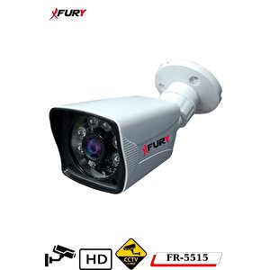 Fury 6 Kameralı 2mp Full Hd Görüntü 6 Atom Led Gece Görüşlü Dış Mekan Güvenlik Kamerası Seti 320gb