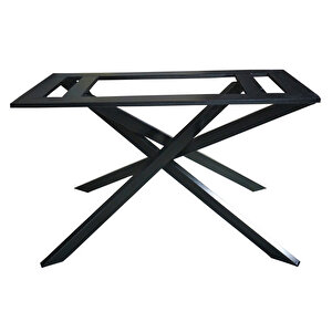 Çapraz Ayak Mutfak Masası Kütük Masa Ayağı Metal Mobilya Ayağı