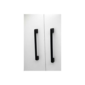 Arel Mat Siyah Tv Ünitesi Vestiyer Yatak Odası Mutfak Dolap Çekmece Kulpu 160 Mm (16 Cm) 1 Adet