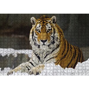 Cakapuzzle  Sibirya Kaplanı Puzzle Yapboz Mdf Ahşap