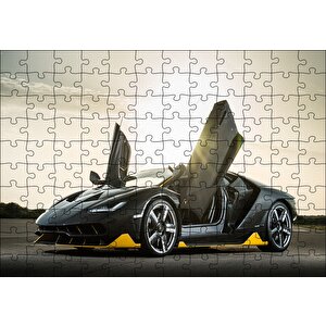 Lamborghini Centenario Kapılar Açık Puzzle Yapboz Mdf Ahşap 120 Parça