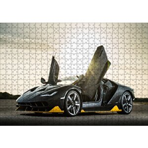 Lamborghini Centenario Kapılar Açık Puzzle Yapboz Mdf Ahşap 500 Parça