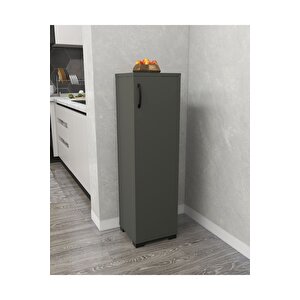 Çok Amaçlı Tek Kapaklı Mini Dolap Erzak Dolabı Banyo Dolabı