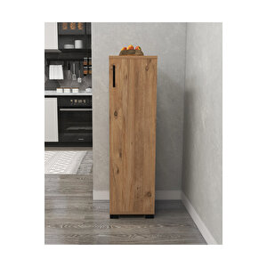 Çok Amaçlı Tek Kapaklı Mini Dolap Erzak Dolabı Banyo Dolabı