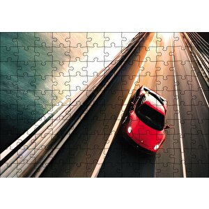 Cakapuzzle  Hız Yapan Ferrari Puzzle Yapboz Mdf Ahşap