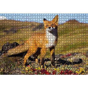 Kızıl Tilki Puzzle Yapboz Mdf Ahşap 1000 Parça