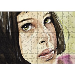 Mathilda Çizim Puzzle Yapboz Mdf Ahşap 120 Parça