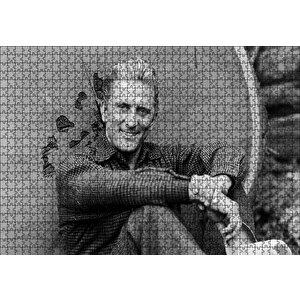 Kirk Douglas Puzzle Yapboz Mdf Ahşap 1000 Parça