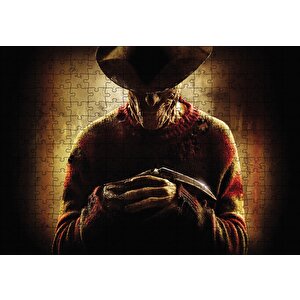 Freddy Krueger Puzzle Yapboz Mdf Ahşap 255 Parça