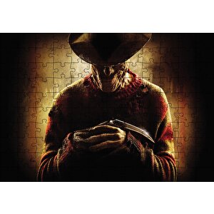 Freddy Krueger Puzzle Yapboz Mdf Ahşap 120 Parça