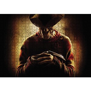 Freddy Krueger Puzzle Yapboz Mdf Ahşap 500 Parça