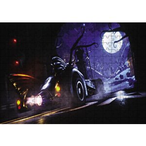 Betmen Batmobil Puzzle Yapboz Mdf Ahşap 255 Parça