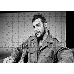 Chegovara Siyah Beyaz Puzzle Yapboz Mdf Ahşap 120 Parça
