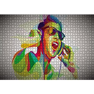 Renkli Dj Puzzle Yapboz Mdf Ahşap 1000 Parça