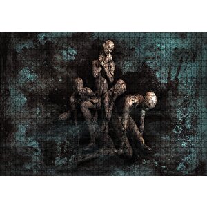 Fantastik İnsan Figürü Puzzle Yapboz Mdf Ahşap 1000 Parça