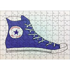 Converse Çizim Puzzle Yapboz Mdf Ahşap 120 Parça