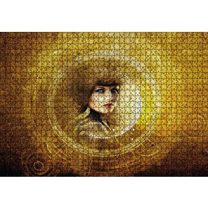 Gotik Fantezi Karanlık Steampunk Portre Puzzle Yapboz Mdf Ahşap 1000 Parça