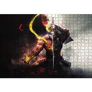 Nioh Savaşçı Puzzle Yapboz Mdf Ahşap 500 Parça