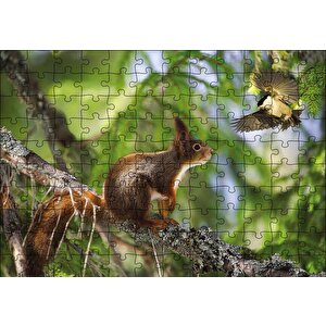 Sincap Kuş Muhabbeti Puzzle Yapboz Mdf Ahşap 120 Parça