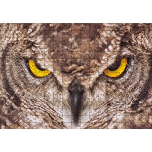 Kartal Baykuş Puzzle Yapboz Mdf Ahşap 255 Parça