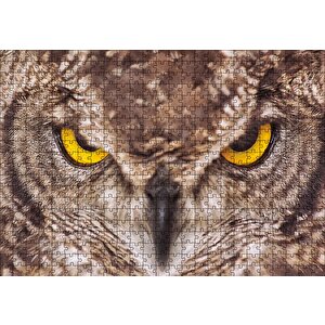 Kartal Baykuş Puzzle Yapboz Mdf Ahşap 500 Parça