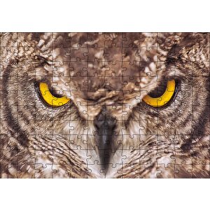 Kartal Baykuş Puzzle Yapboz Mdf Ahşap 120 Parça