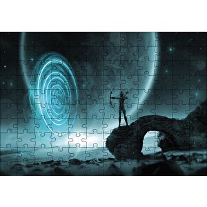 Cakapuzzle  Evren Okçu Fantazi Puzzle Yapboz Mdf Ahşap