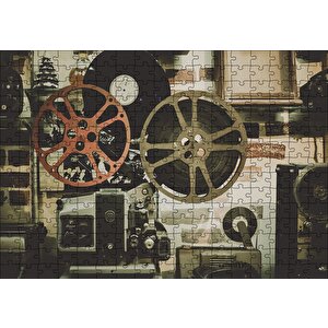 Film Makinesi Puzzle Yapboz Mdf Ahşap 255 Parça