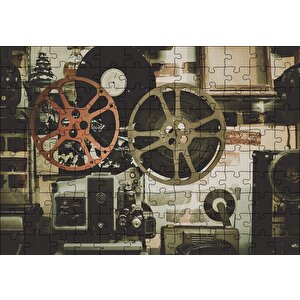 Film Makinesi Puzzle Yapboz Mdf Ahşap 120 Parça