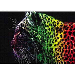 Renkli Çita Puzzle Yapboz Mdf Ahşap 255 Parça