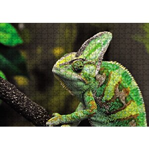 Bukelemun Yeşil Puzzle Yapboz Mdf Ahşap 500 Parça