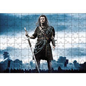 Cesur Yürek Braveheart Puzzle Yapboz Mdf Ahşap 120 Parça