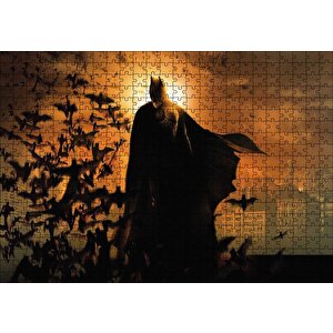 Yarasalar Batman Puzzle Yapboz Mdf Ahşap 500 Parça