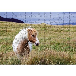 Beyaz Yeleli Midilli Puzzle Yapboz Mdf Ahşap 120 Parça