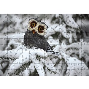Karda Baykuş Puzzle Yapboz Mdf Ahşap 120 Parça